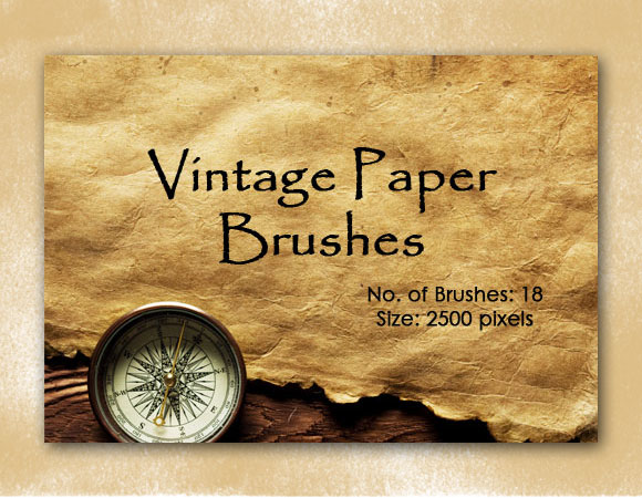 Vintage Paper Brushes