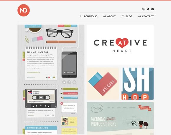 21 Clean Web Design Layouts