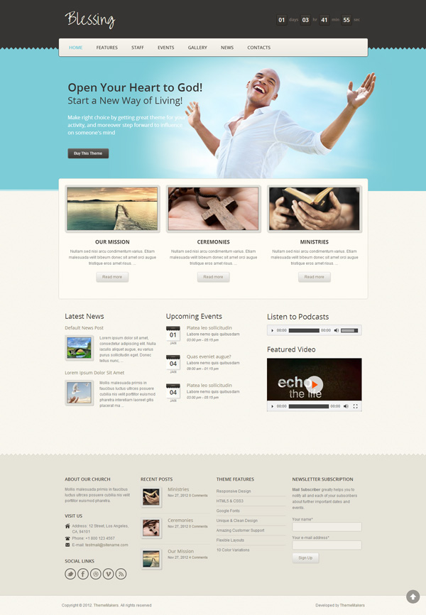 blessing 25 Excellent Premium WordPress Themes of December 2012