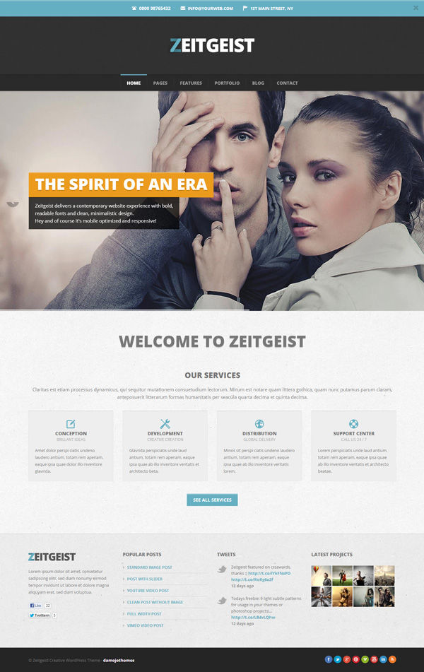 zeitgeist 25 Excellent Premium WordPress Themes of December 2012