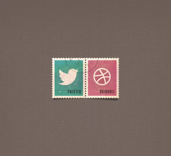 Social Media Postage Stamps 