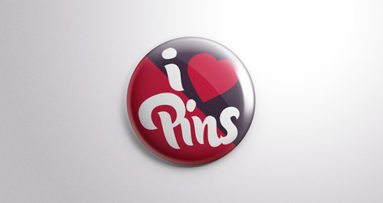 Psd Button Badge Pin Mock-Up