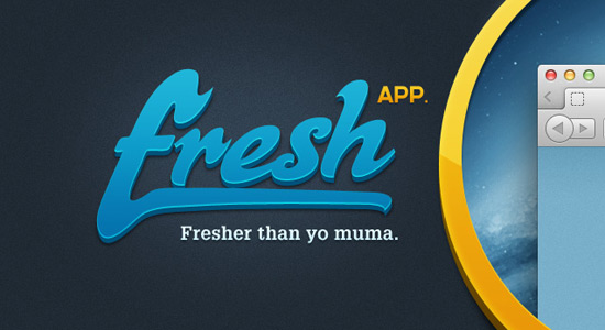 Fresh App - Free Website PSD & Free PSDs