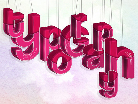 How to Create Hanging Typography in Photoshop and Illustrator