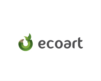 eco art 36 Green Logo Designs for Your Inspiration