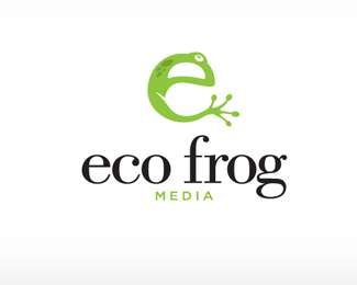 eco frog2 36 Green Logo Designs for Your Inspiration