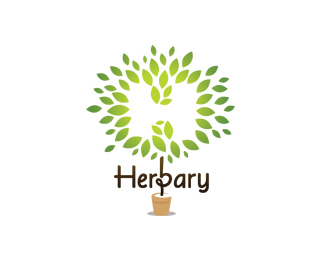 herbary1 36 Green Logo Designs for Your Inspiration