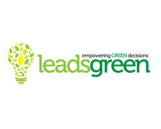 leads green 36 Green Logo Designs for Your Inspiration