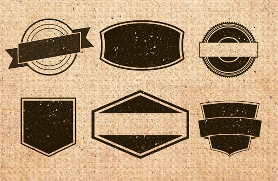 Vintage Badge Templates – Brushes, Vectors and Textures