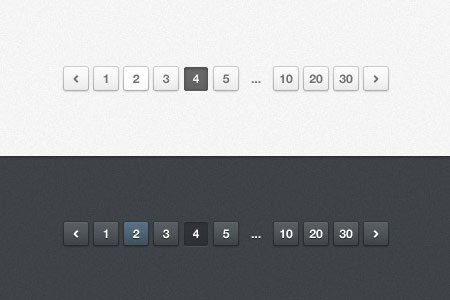 instantShift - Beautiful Free Pagination PSD Designs