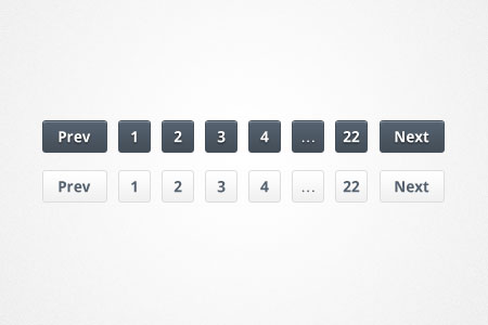 instantShift - Beautiful Free Pagination PSD Designs