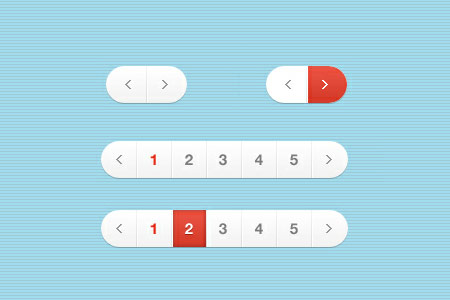 instantShift - Beautiful Free Pagination PSD Designs