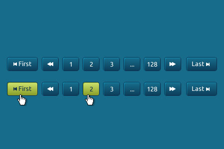 instantShift - Beautiful Free Pagination PSD Designs