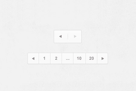 instantShift - Beautiful Free Pagination PSD Designs