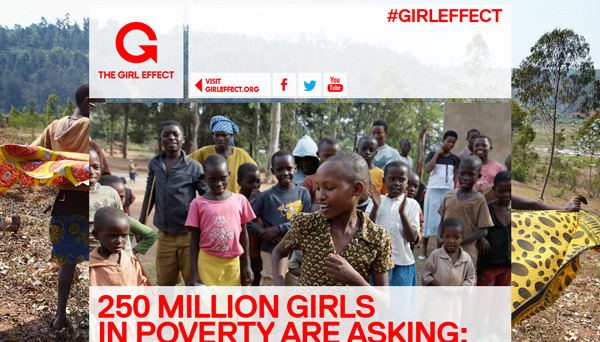 17 the girl effect 30 Inspiring Non Profit Website Designs