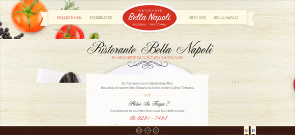 20 Cool Restaurants and Foods Website Designs