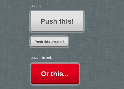 css3 push buttons