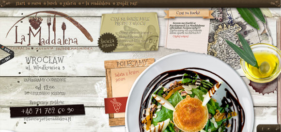 20 Cool Restaurants and Foods Website Designs