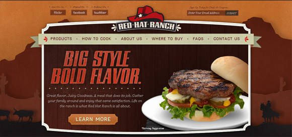 20 Cool Restaurants and Foods Website Designs