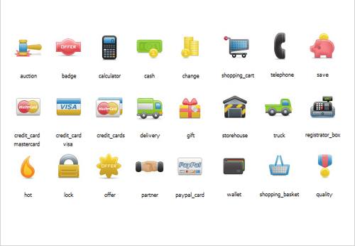 ecommerce icons