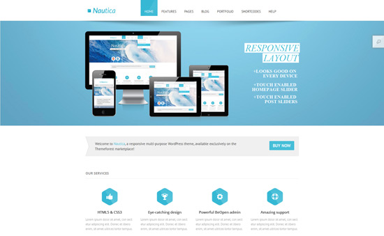 Nautica – Responsive Multi-Purpose WordPress Theme