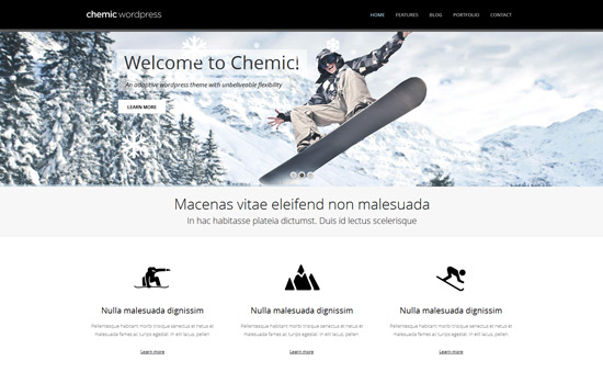 Chemic - Responsive All-In-One WordPress Theme 