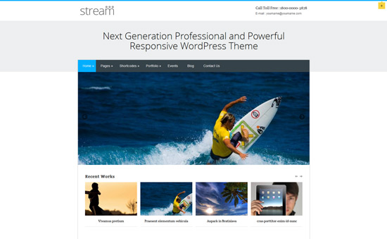 Stream | Responsive Multi-Purpose WordPress Theme