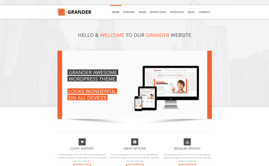 GRANDER - Responsive Multipurpose WordPress Theme