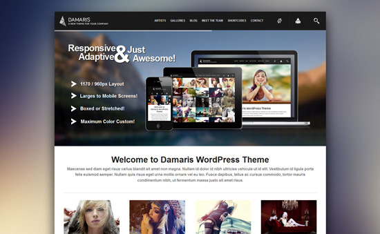 Damaris - Responsive Photo