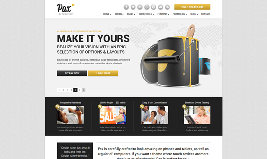 Pax | Premium Responsive Theme