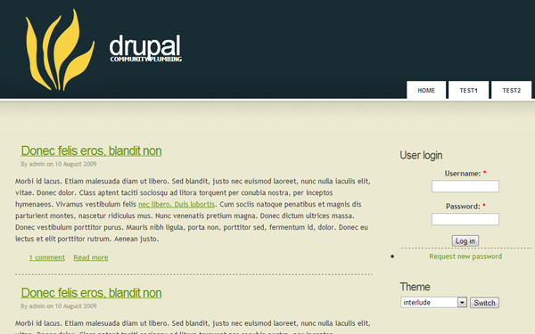 freebie drupal theme 7 download template