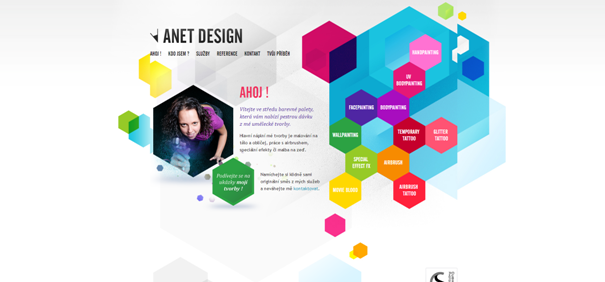 Anet Design - Websites with Original, Non-Standard Geometry