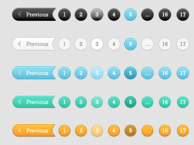 Pagination PSD Files - 6