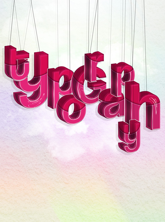 How to Create Hanging Typography in Photoshop and Illustrator