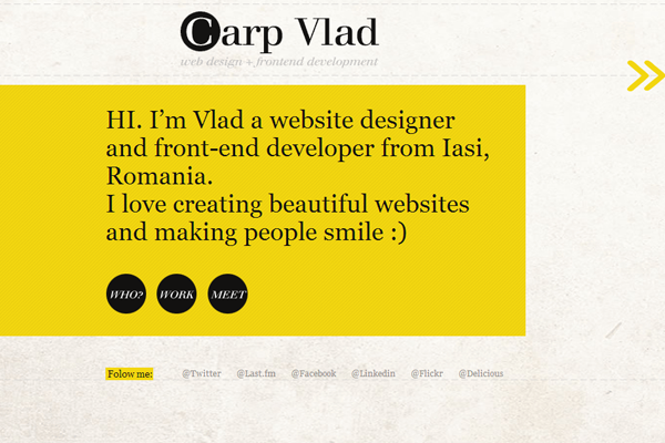 inspiring yellow website layout designs trends