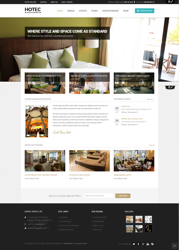 hotec 30 Powerful Premium WordPress Themes Built in May 2013