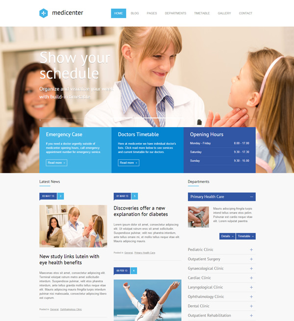 medi center 30 Powerful Premium WordPress Themes Built in May 2013