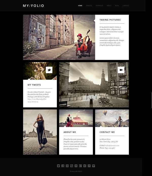 my folio 30 Powerful Premium WordPress Themes Built in May 2013