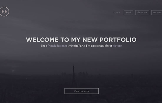 Single Page Website Design Inspiration