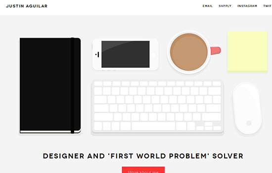 Single Page Website Design Inspiration