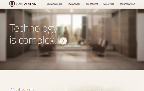 Single Page Website Design Inspiration