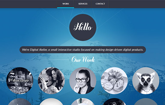 Single Page Website Design Inspiration