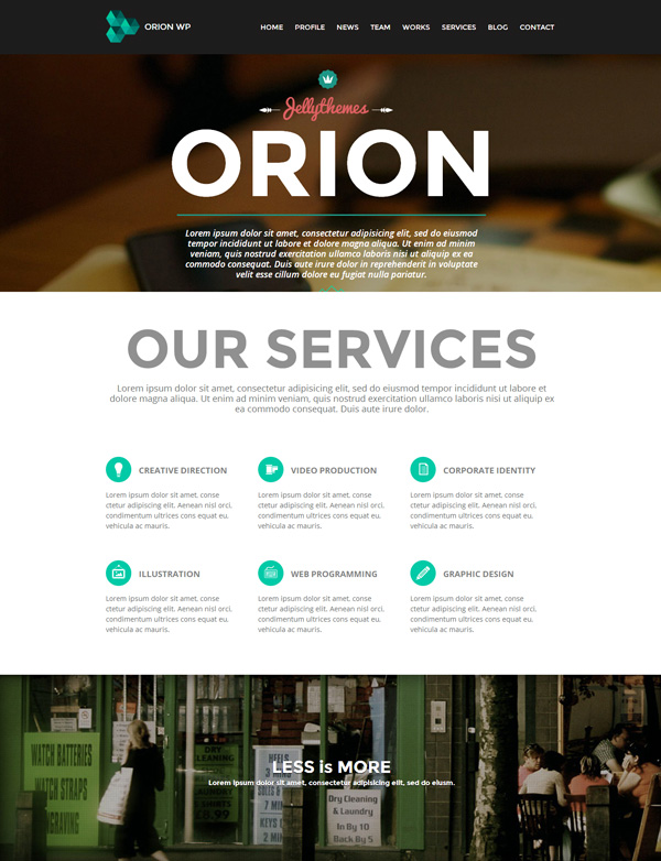 orion theme 30 Powerful Premium WordPress Themes Built in May 2013