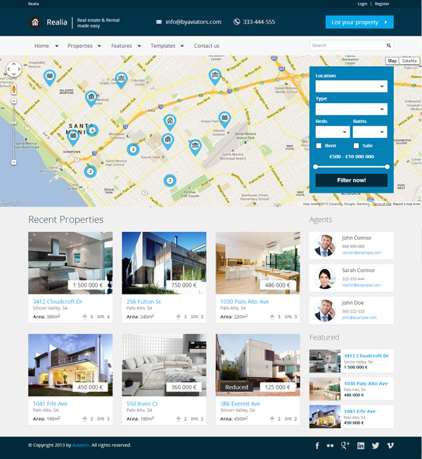 realia wp theme 30 Powerful Premium WordPress Themes Built in May 2013