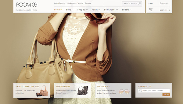 room 09 30 Powerful Premium WordPress Themes Built in May 2013