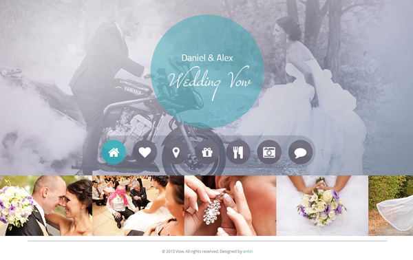 wedding vow1 30 Powerful Premium WordPress Themes Built in May 2013