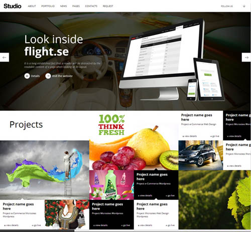 studio agriculture - Premium WordPress Themes 2013