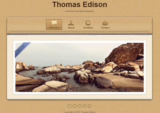 Virtual Business Card Site Templates