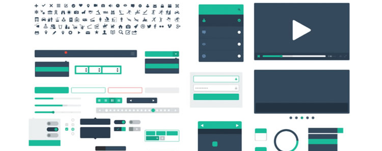 Shapes for Sketch - A Wireframe Kit Sketch.app Template