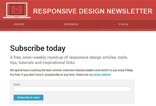 Responsive Design Weekly